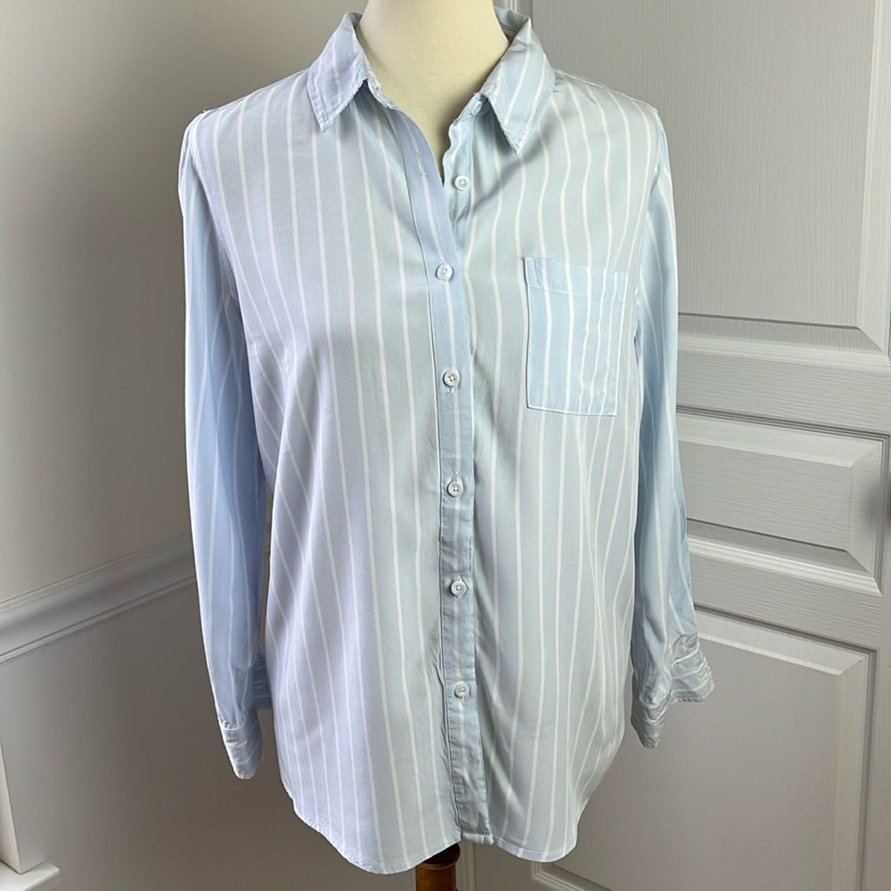 Thread & Supply SuperSoft Long-sleeve Button-down Blouse